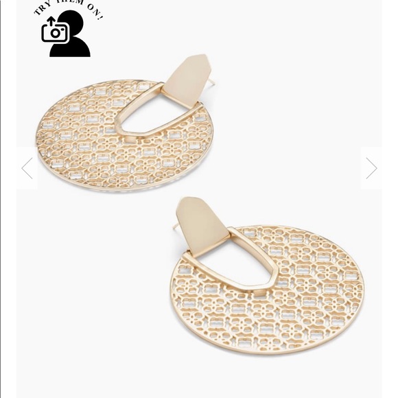 Kendra Scott Gold Filagree - Picture 2 of 4